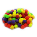 CHL69116 - Pom Poms .5In Hot Colors 100Ct in Craft Puffs
