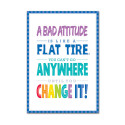 CTP0308 - A Bad Attitude Is  Inspire U Poster Paint in Motivational
