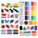 CTP6978 - Colors & Shapes Mini Bulletin Board Set in Miscellaneous