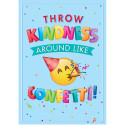 CTP8096 - Throw Kindness Inspire U Poster Emoji Fun in Inspirational