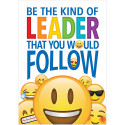 CTP8098 - Be The Kind Leader Inspire U Poster Emoji Fun in Inspirational