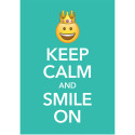 CTP8099 - Keep Calm Inspire U Poster Emoji Fun in Inspirational