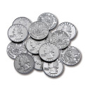 CTU7524 - Plastic Coins 100 Quarters in Money