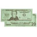 CTU7529 - $20 Bills Set 100 Bills in Money