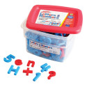 EI-1639 - Alpha And Mathmagnets Coded 214-Pk in Magnetic Letters
