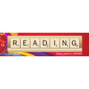 EU-849028 - Scrabble Reading Classroom Banner in Banners
