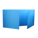 Premium Plastic Study Carrels, Blue, 12" x 48", Pack of 24 - FLP1927224 | Flipside | Wall Screens
