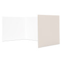 FLP6000524 - Corrugated Study Carrel White 24Pk in Wall Screens