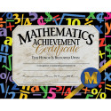 H-VA581 - Certificates Mathematics 30/Pk Achievement 8.5 X 11 in Math