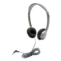 HECMS2L - Personal Stereo Mono Headphones Leatherette Ear Cush W/O Volume in Headphones