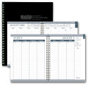 Monthly and Weekly Academic Calendar Planner, Black Suede Like Cover, 12 Months July-August, 7 x 9" - HOD295532 | House Of Doolittle | Calendars"