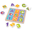 LCI1899 - Abc 123 Chunky Puzzle in Alphabet Puzzles