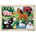 LCI2934 - On The Farm Jigsaw in Wooden Puzzles