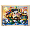 LCI3800 - Pirate 48-Pc Wooden Jigsaw Puzzle in Wooden Puzzles