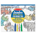 LCI4226 - Jumbo Coloring Pad Blue 11 X 14 in Art Activity Books