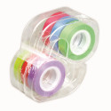 LEE13888 - Removable Highlighter Tape 1 Roll Each Of Six Colors in Tape & Tape Dispensers