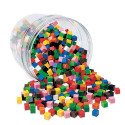 LER2089 - Centimeter Cubes 1000-Pk 10 Colors In Storage Tub in Counting