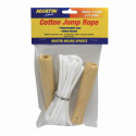 MASCJR8 - Jump Rope Cotton 8Wood Handle in Jump Ropes