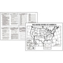 MC-M237 - Activity Posters The Us 30/Set Gr 4-8 in Maps & Map Skills