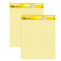 Super Sticky Easel Pads, 25" x 30", Yellow, 2 Pads - MMM561 | 3M Company | Easel Pads