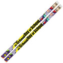 MUS2489D - 100Th Day Of School 12Pk Motivational Fun Pencils in Pencils & Accessories