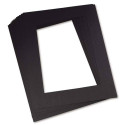 Pre-Cut Mat Frames, Black, 12" x 18", 12 Frames - PAC0072570 | Dixon Ticonderoga Co - Pacon | Mat Frames
