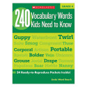 SC-546864 - 240 Vocabulary Words Kids Need To Know Gr 4 in Vocabulary Skills