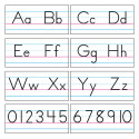 T-1858 - Bb Set Manuscript Zaner-Bloser 18 in Alphabet Lines