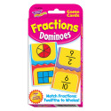 T-24009 - Challenge Cards Fractions Domino in Card Games