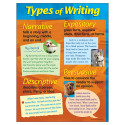 T-38128 - Chart Types Of Writing 17 X 22 in Language Arts