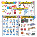 T-38920 - Kindergarten Basic Skills Learning Chart Combo Pack in Miscellaneous