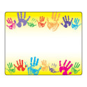 T-68005 - Name Tags Rainbow Handprints 36Pk in Name Tags