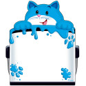 T-72074 - Curious Color Cat Note Pad Shaped in Note Pads