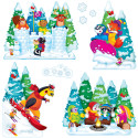 T-8286 - Wonderful Winter Bulletin Board Set in Holiday/seasonal