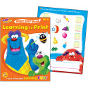 T-94145 - Learning To Print Furry Friends Wipe Off Book Gr Pk-K in Language Arts