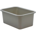 Gray Small Plastic Storage Bin - TCR20395 | Teacher Created Resources | Storage Containers