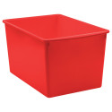 Red Plastic Multi-Purpose Bin - TCR20432 | Teacher Created Resources | Storage Containers