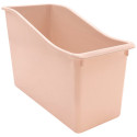 Blush Plastic Book Bin - TCR20460 | Teacher Created Resources | Storage Containers