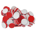 TCR20600 - Foam Counters Red & White in Counting