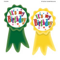 TCR4851 - Birthday Ribbons Wear Em Badges in Badges