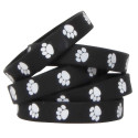 TCR6570 - Black W White Paw Prints Wristbands in Novelty