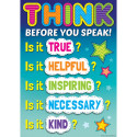 TCR7408 - Before You Speak Positive Poster in Inspirational