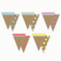 TCR77170 - Shabby Chic Pennants in Accents