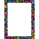 TCR7723 - Peace Signs Blank Chart in Classroom Theme
