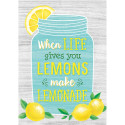 When Life Gives You Lemons Make Lemonade Positive Poster - TCR7956 | Teacher Created Resources | Motivational