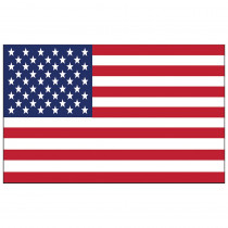 Magnetic Whiteboard Eraser, US Flag - ASH10055 | Ashley Productions | Erasers