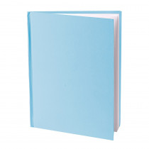 Blue Hardcover Blank Book, White Pages, 11"H x 8-1/2"W Portrait, 14 Sheets/28 Pages - ASH10716 | Ashley Productions | Note Books & Pads