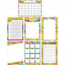 ASH91200 - Emoji Charts 13X19 Asst Style 7Pk Poly in Motivational