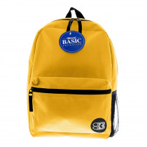 16" Basic Backpack, Mustard - BAZ1042 | Bazic Products | Accessories