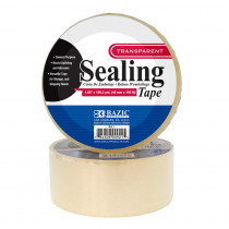 Clear Packaging Tape, 1.88" x 109.3 Yards, 1 Roll - BAZ921 | Bazic Products | Tape & Tape Dispensers